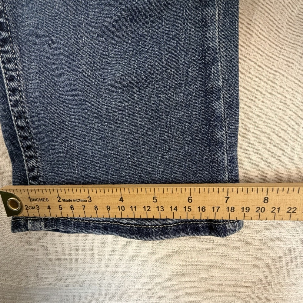 BKE Jake Straight Leg Men's Jeans Sz 34x32 Blue Med Wash Stretch Denim Buckle - Picture 8 of 10